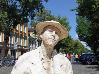 街头艺人，艺术家，艺术，男人，头，肖像