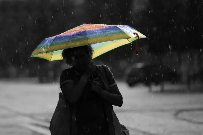 伞,雨,颜色,女人 伞,雨,颜色,女人