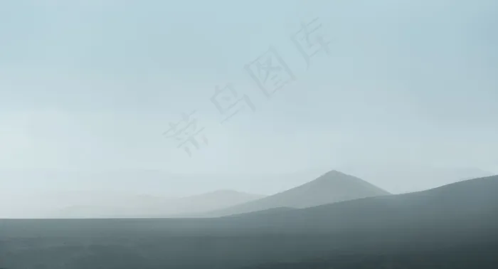 丘陵，雾，雾，消失，意见，景观，自然