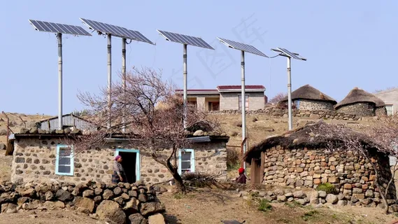 莱索托，伯格多夫，太阳能，朗达维尔斯