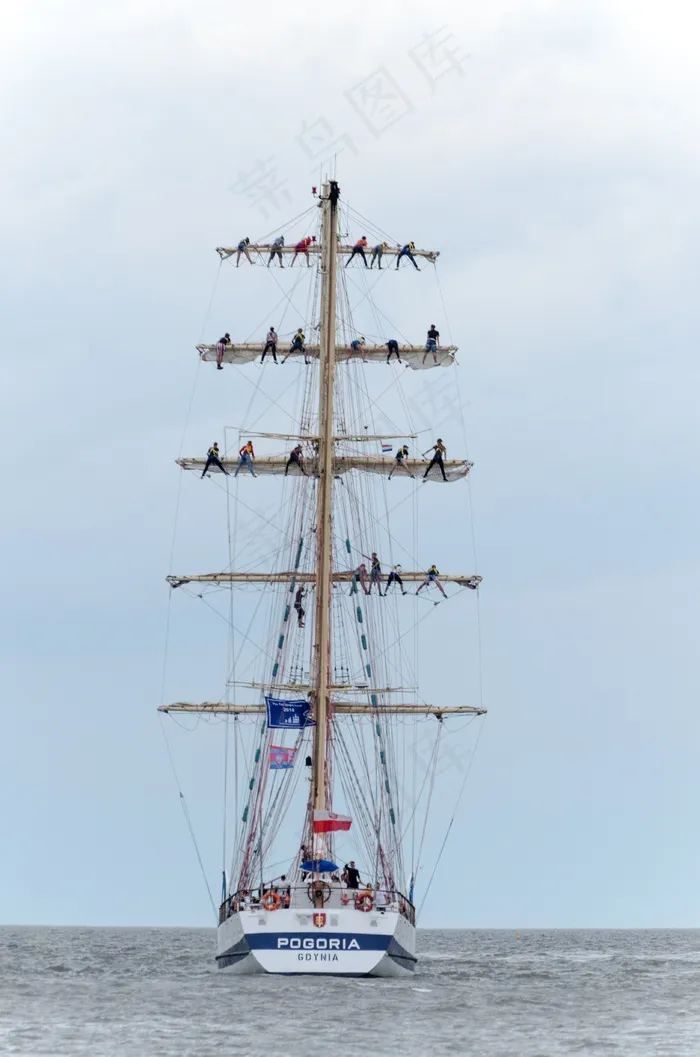 帆船，赛船会，船，船，桅杆，哈林根
