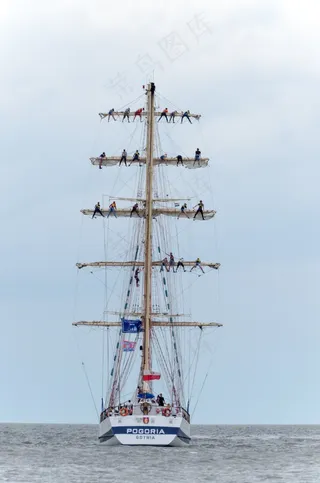 帆船，赛船会，船，船，桅杆，哈林根