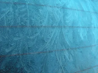 弗罗斯特，结冰，冬天，银，蓝色，冰