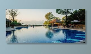 中国，游泳池，假期，夏天，渡假胜地，旅馆