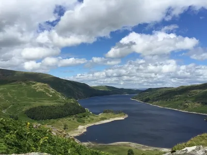 湖泊,Vista,山,英国,步道,户外,景观 湖泊,Vista,山,英国,步道,户外,景观