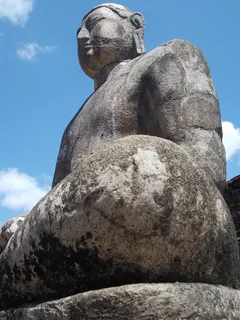 古代，废墟，石头，石头，斯里兰卡，波隆纳鲁瓦