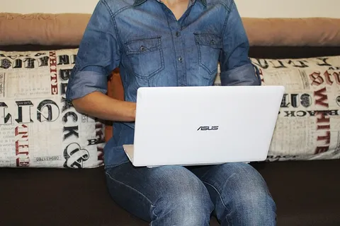 笔记本电脑，工作，笔记本，离开，点击