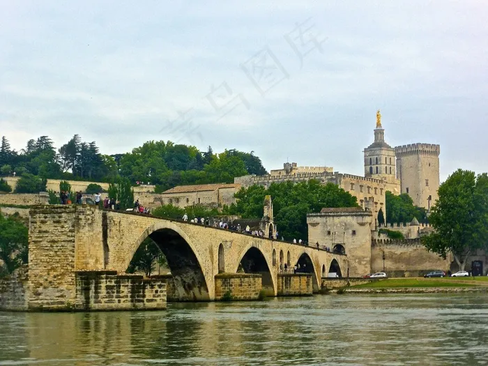 阿维尼翁桥，桥，中世纪，纪念碑，具有里程碑意义