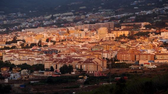 日落，余辉，Abendstimmung，房屋，城市，南
