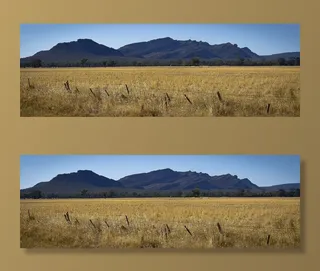 格兰屏，维多利亚，澳大利亚，山脉