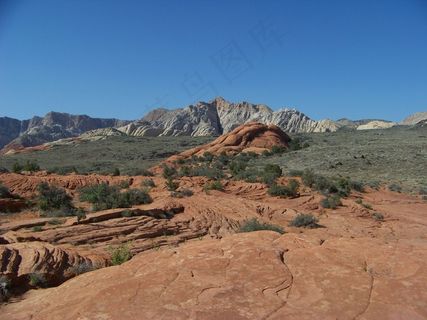 犹他州，雪峡谷，自然，景观，岩，景区