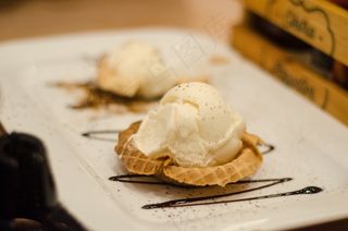 冰淇淋，咖啡厅，糖果