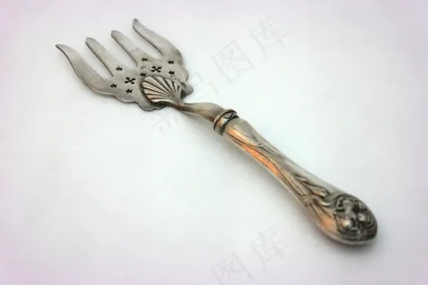 叉,古董,古董,银,老 叉,古董,古董,银,老