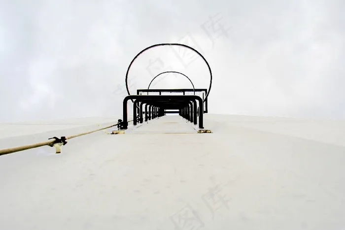 塔，头，爬，高，金属，建筑，架构