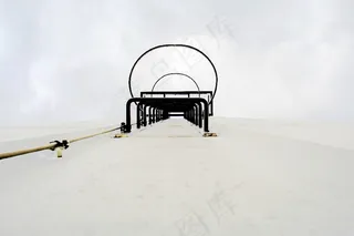 塔，头，爬，高，金属，建筑，架构