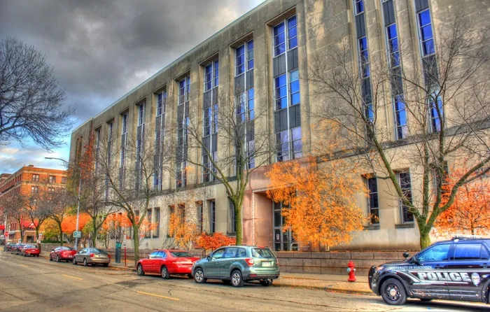 建筑，威斯康星州，城市景观，汽车，街道，天空