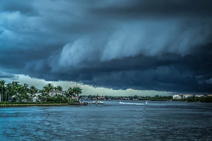 风暴，海洋，飓风，佛罗里达，海滩，海岸，旅行