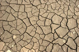 地面，破裂，干燥，沙漠，自然