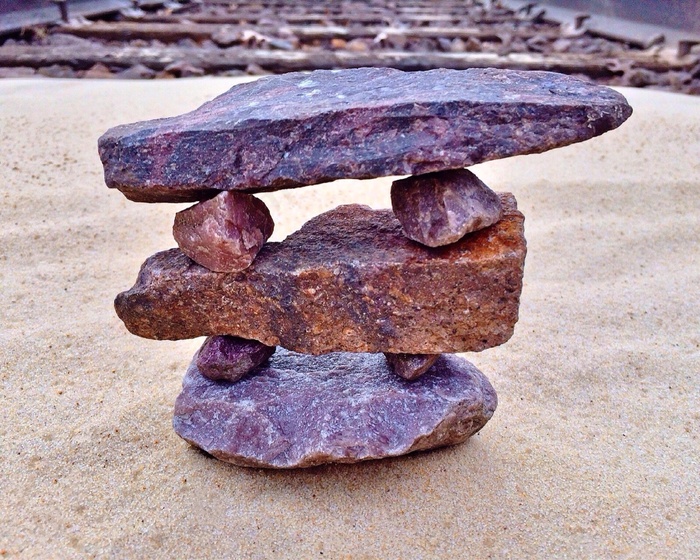 石头，堆积，岩石，平衡，松弛，稳定性