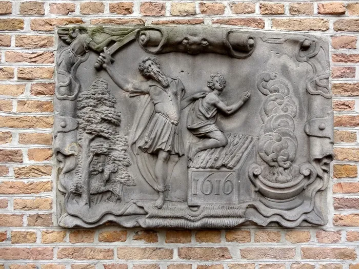 亚伯拉罕报价，高达，救济，雕塑，装饰