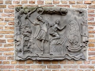 亚伯拉罕报价，高达，救济，雕塑，装饰