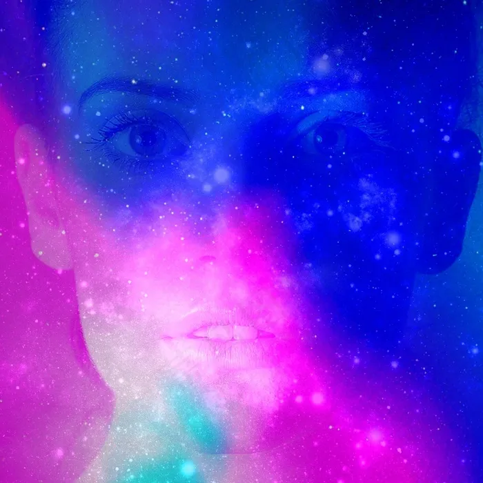 幻想，脸，空间，女人