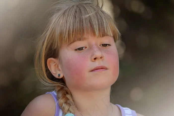 人，人的，女性，女孩，脸，视图，肖像