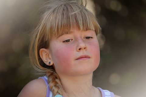 人，人的，女性，女孩，脸，视图，肖像