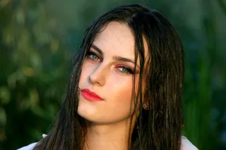 女孩，水，湿，美女，湖泊，诱人，夏天