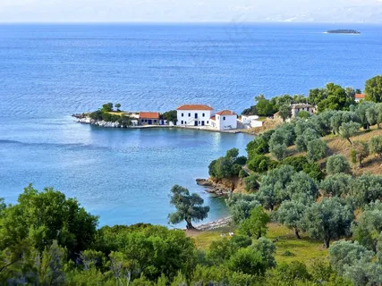 海边，建筑物，风景名胜，岸，海岸，欧洲