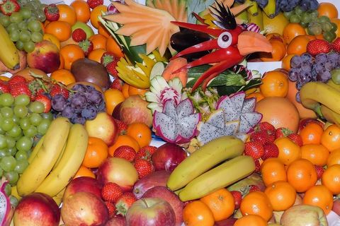 水果，水果，柑橘类水果，维生素，橙