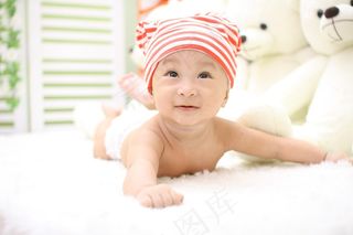 婴儿，可爱，儿童，说谎，可爱，年轻，哺乳