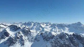阿尔高，高山，冬天，雪，全景，阿尔高阿尔卑斯山