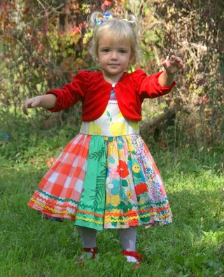 女孩，儿童，金发，茎，娃娃，连衣裙，性质