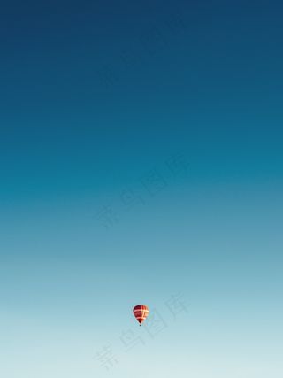 天空，气球，飞行，最小，旅行，旅游，夏天