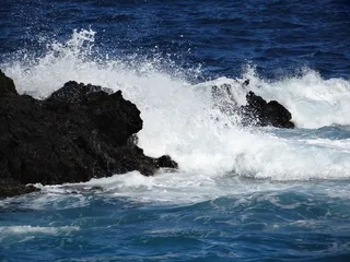 波，沧海，海洋，风雨如磐，喷雾，岩，水波，冲浪