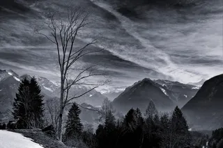 景观，山脉，山峰，自然，展望