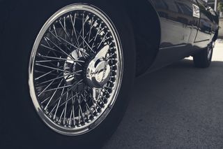 车，捷豹，经典，复古，车辆，运输，老