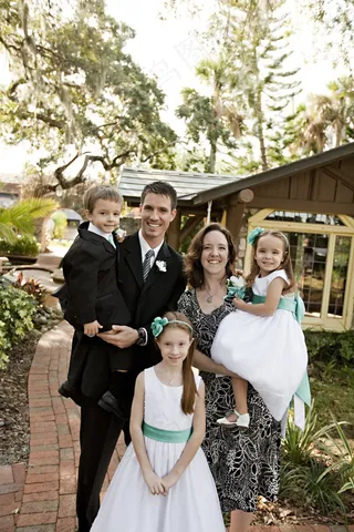 家庭，女儿，女孩，儿童，人，母亲，一起