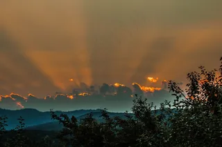 天空，日落，Priroda