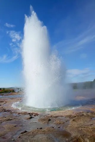 间歇泉，冰岛，Strokkur，间歇泉，性质，颜色