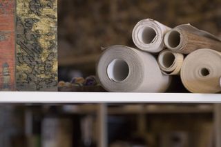 丝网印刷，巴尔达纸，纸卷，装饰，设计