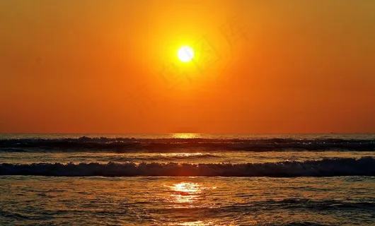 太阳升起，日落，太阳，早上好，日出，天空