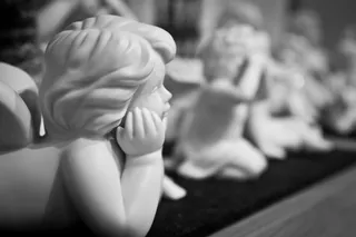 零售商店，圣诞节，天使，无花果