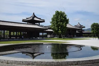 反射，池塘，涟漪，性质，镜像