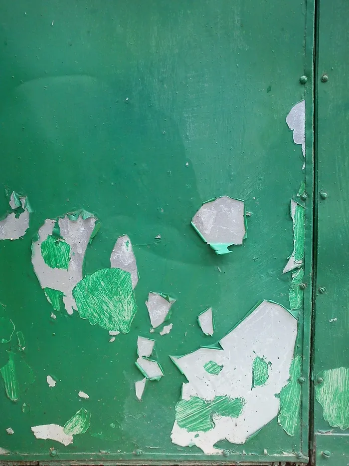 旧漆，剥落，旧木材，木材，老，漆，墙