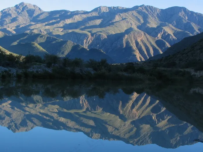 山，水，反射，湖，风景，崎ed