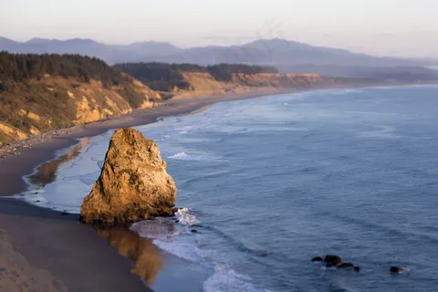 海洋，海岸，海岸，景观，悬崖，岩石