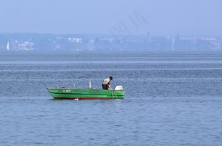 菲舍尔，鱼，靴子，渔船，湖泊，博登湖