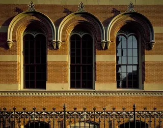 Windows，建筑，详细信息，设计，砖，外观